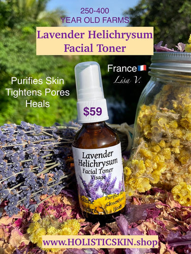 Lavender Helichrysum Facial Toner