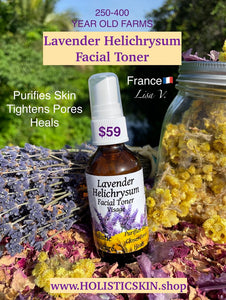 Lavender Helichrysum Facial Toner